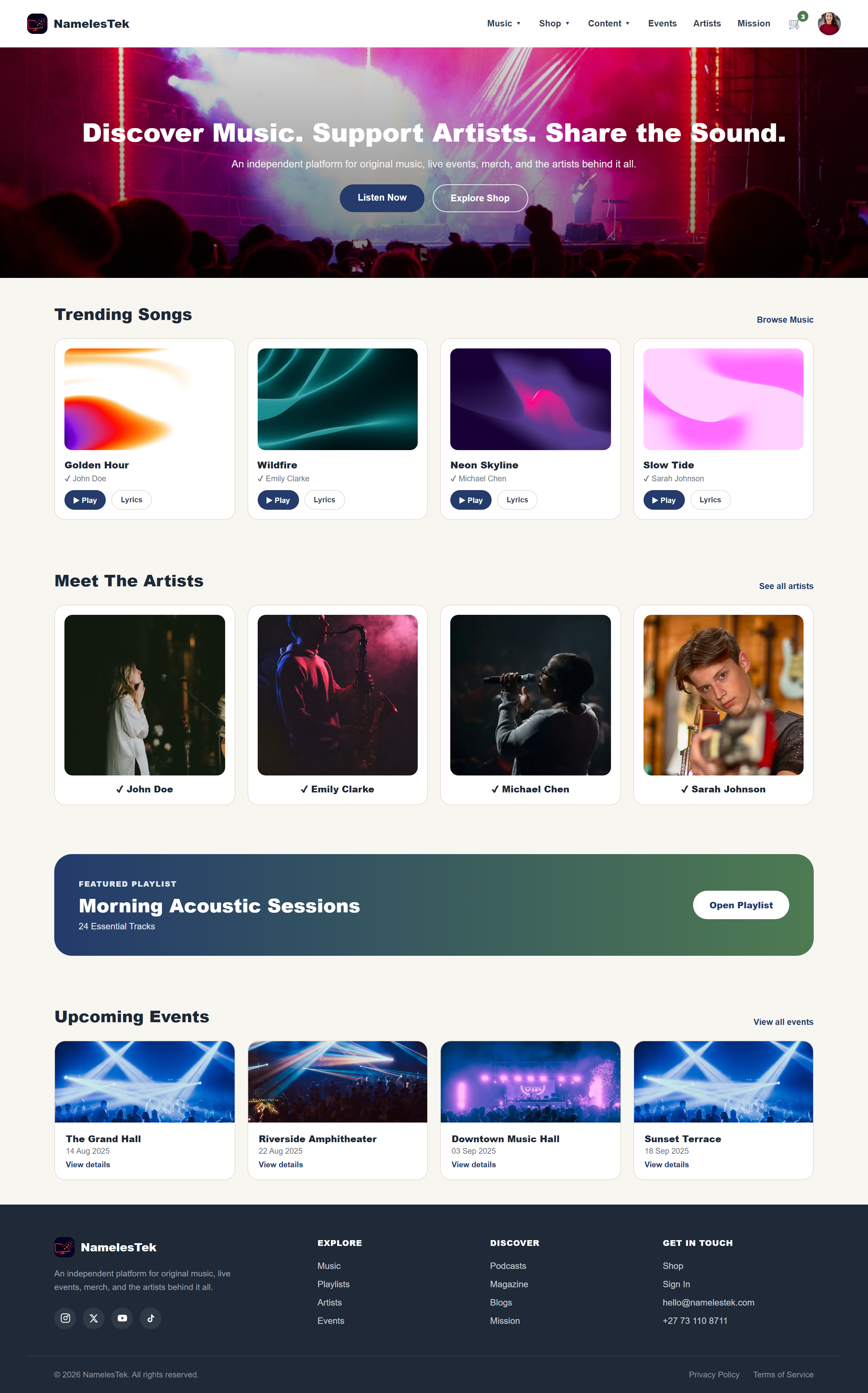 Music & Merch screenshot