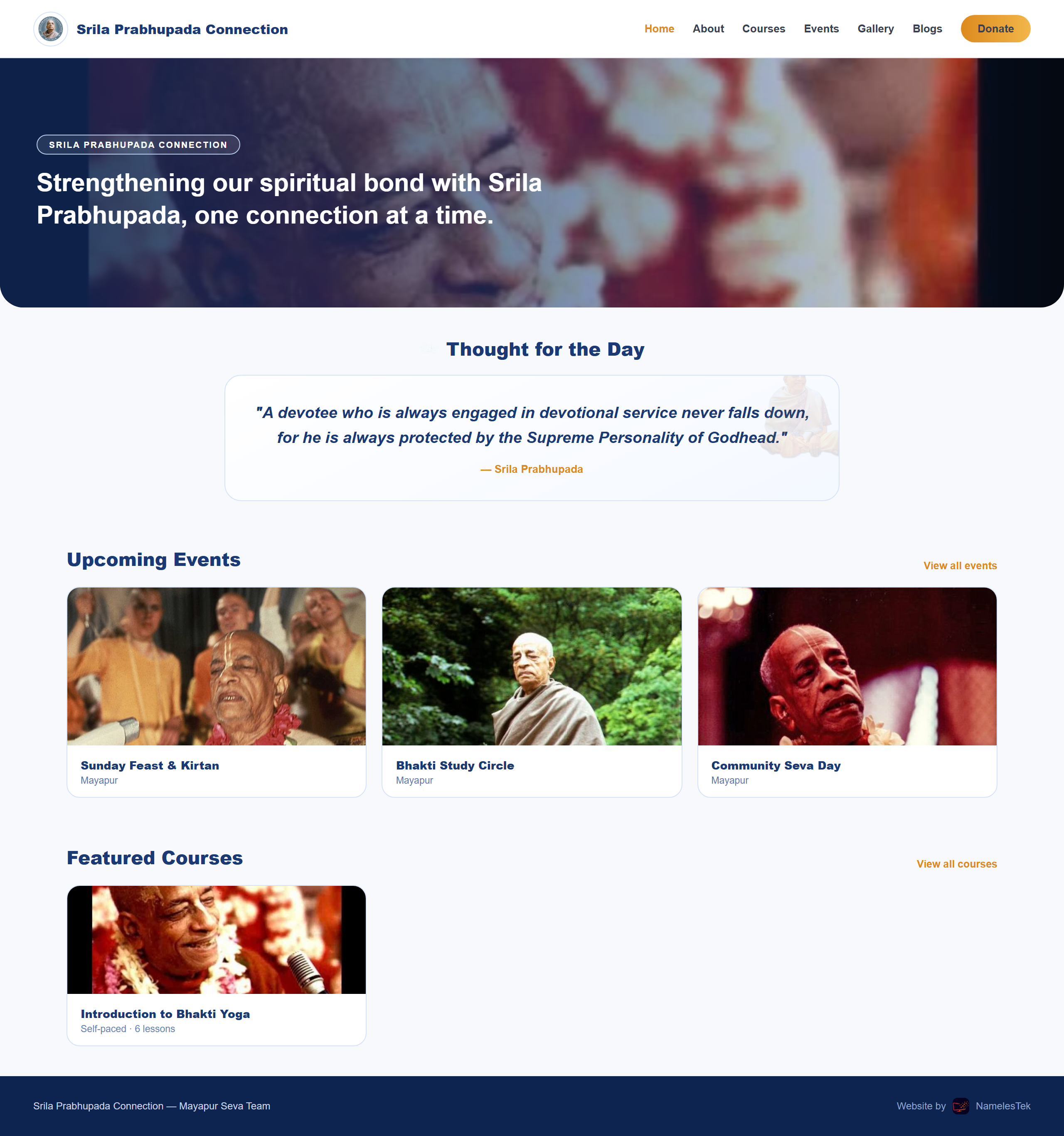 Landing Pages screenshot
