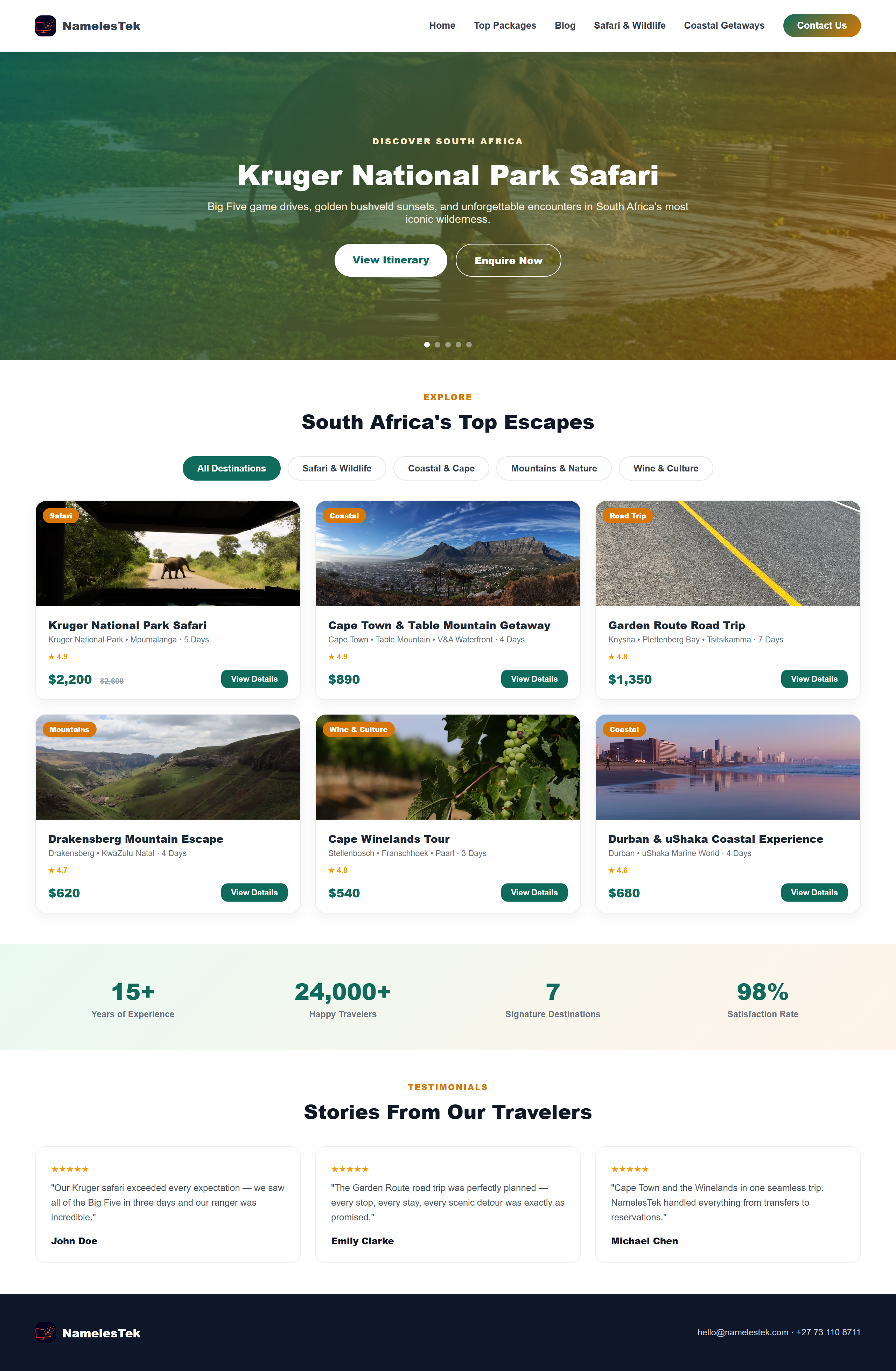 Simple Websites screenshot